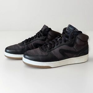 rag & bone Men’s Black Retro Court‎ Mid Sneakers US Sz 9-EU Sz 42- NWOT